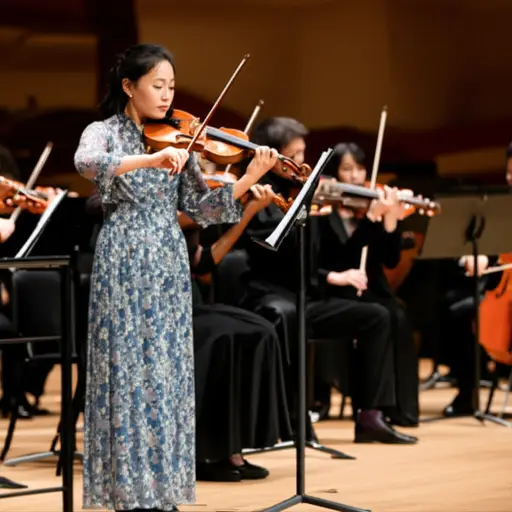 她是波士顿交响乐团的小提琴手。