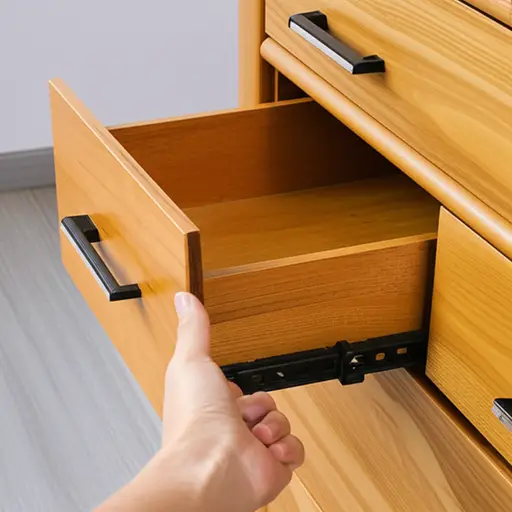 抽屉卡住了，我打不开它。