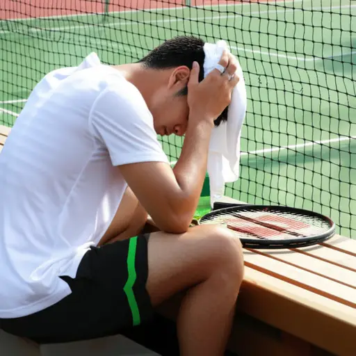 据说这位网球明星正遭受极度疲劳。