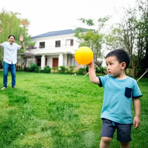 我以为有人偷了我的球，结果是我的邻居拿的。