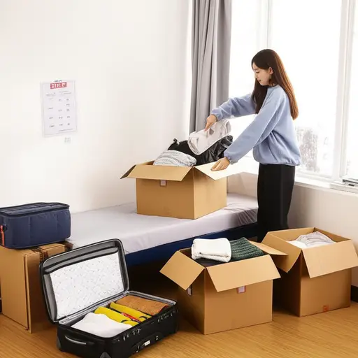 搬离宿舍时，请务必仔细打包好你所有的随身物品。