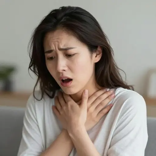 感觉好像有人把冷水倒在了我的背上。