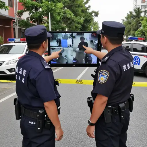 调查人员正试图查明抢劫案前嫌疑人的行踪。