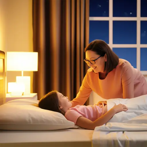 晚安，妈妈，做个好梦。