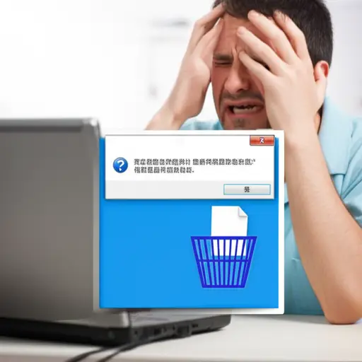 他不小心删除了那个重要文件。