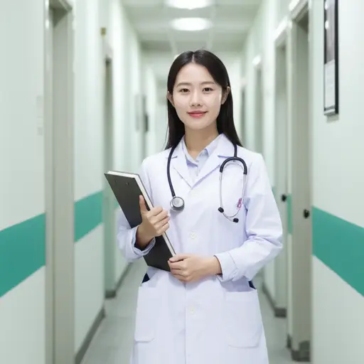 她希望从事医学事业。