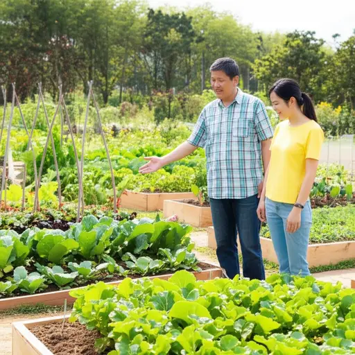 我的邻居分享了一些对我们菜园有用的建议。