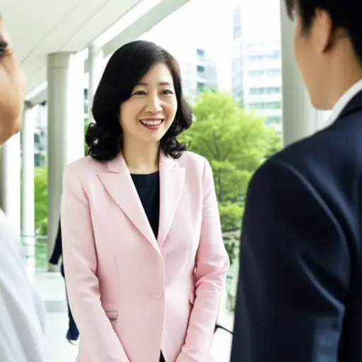 这位当地的政治家为她的社区辛勤工作。