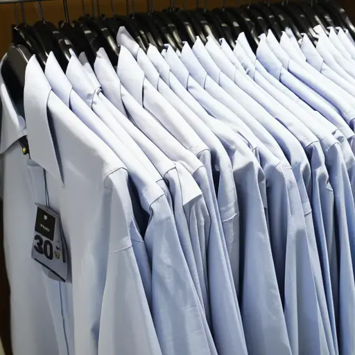 这些衬衫每件卖30英镑。