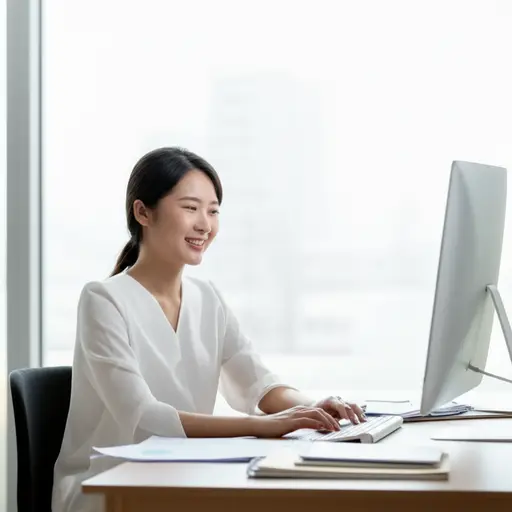 她的年收入今年增加了。