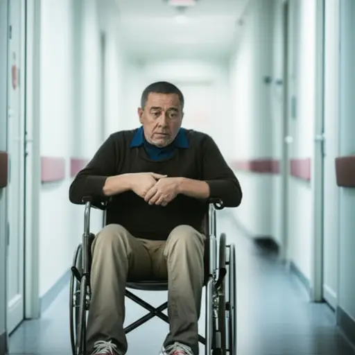 事故使他严重残疾。