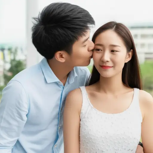 他倾向他的妻子，低声说：“我们能很快回家吗？”