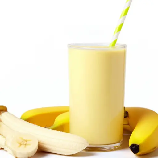 这个香蕉奶昔很好喝。