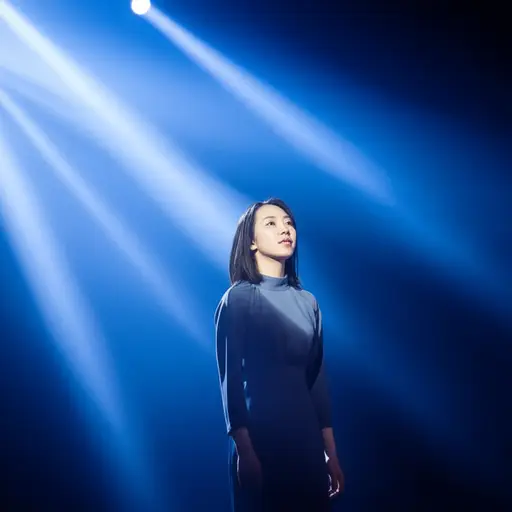 她想成为一名演员。