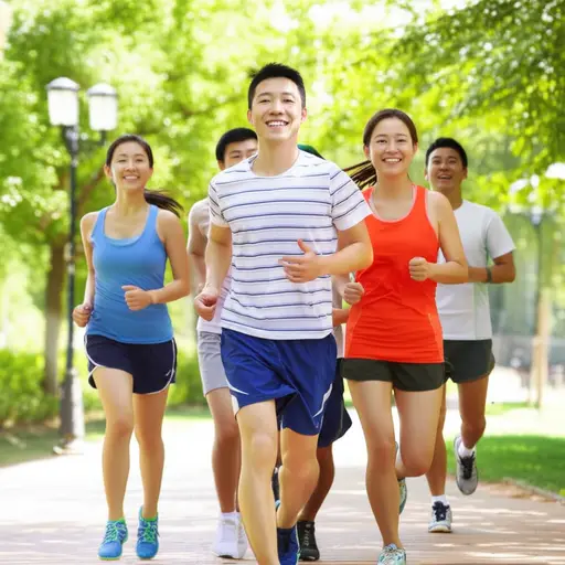 他是我们跑步小组里最快的成员。