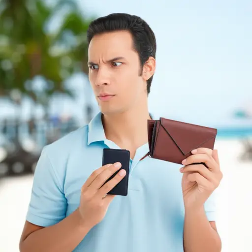 我把所有的假期钱都放在里面了！