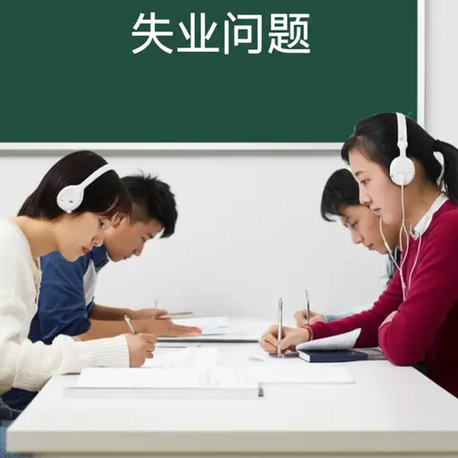 之后，在讨论完失业问题后，我们进行了阅读、写作和听力练习。