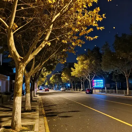 天气预报警告今晚有大风。