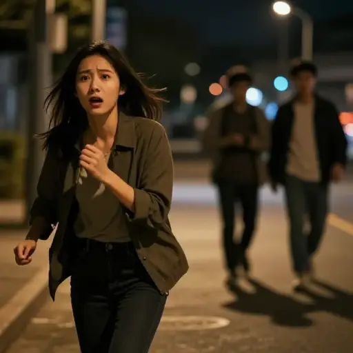 在惊恐的状态下，她害怕他们可能会强奸她。