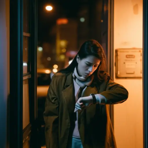 我邀请他八点来，但他直到九点半才出现。