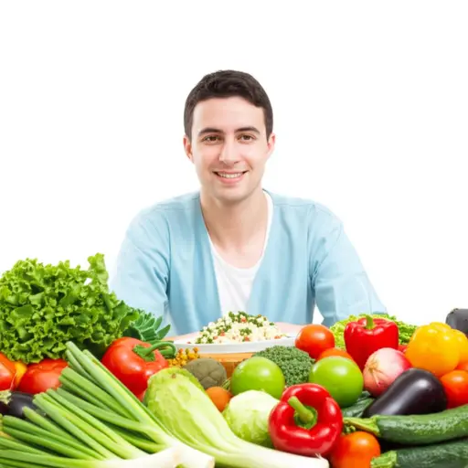 他最近成为了素食者。