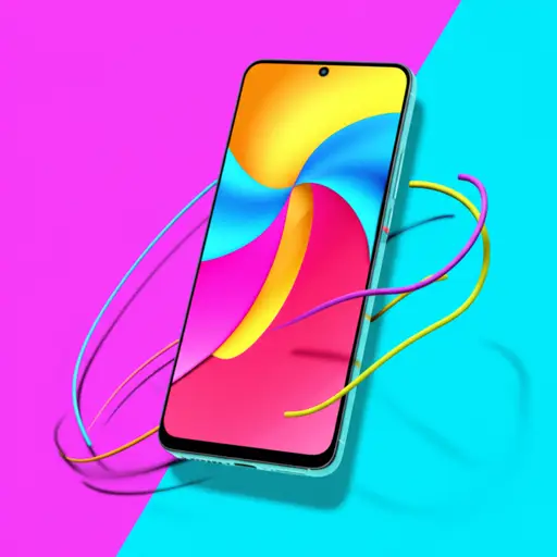 这款智能手机的新广告非常有创意。