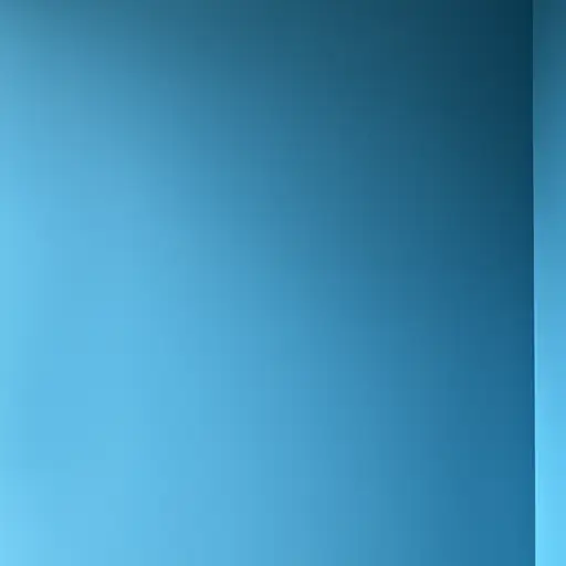 墙上没有任何图案，只有纯浅蓝色。