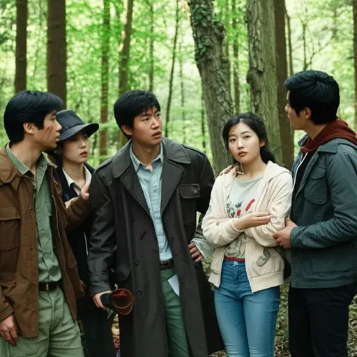 幸运的是，他们被一些猎人找到，只受了轻伤逃过一劫。