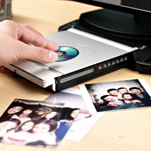 我把所有照片都刻录到了一张光盘上。