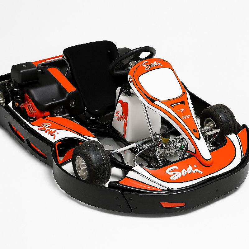 这张图展示了一辆卡丁车的详细视图。