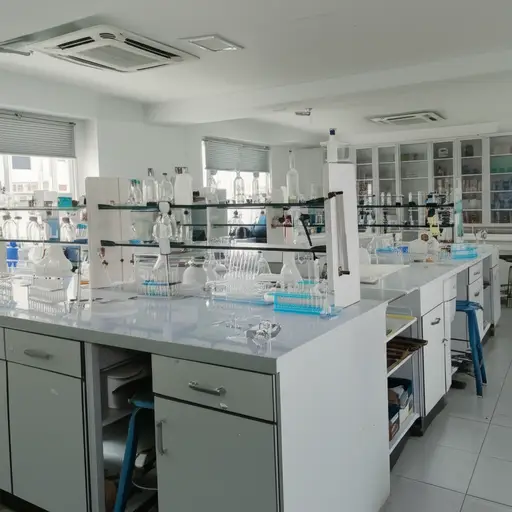 学校有一个新的科学实验室。