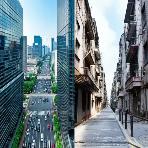 他们的经济大幅扩张，而我们的经济，相比之下，却衰退了。