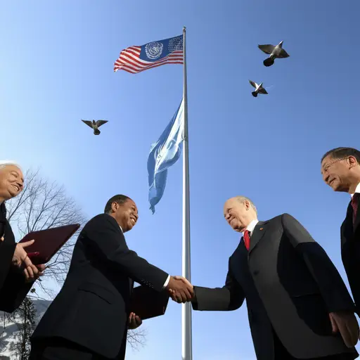 联合国已运用其权力来恢复该地区的和平。