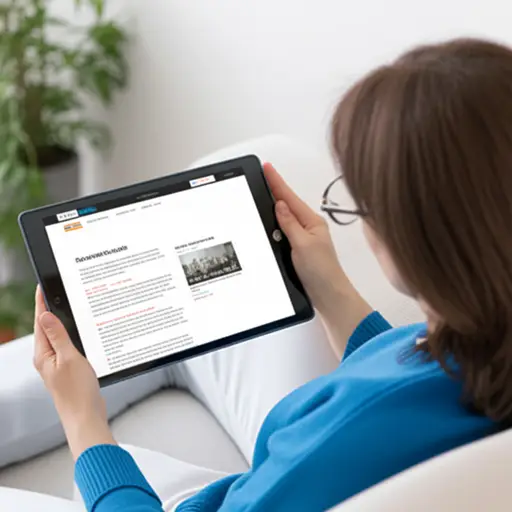 我妈妈喜欢在网上看新闻。