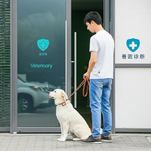 我明天得带我的狗去看兽医。