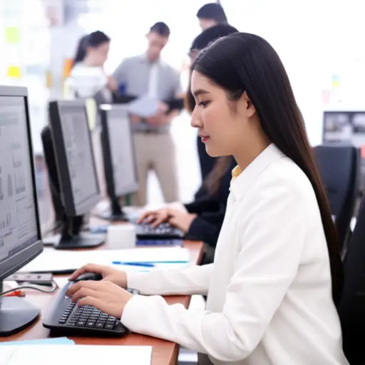 她的工作对项目的成功至关重要。