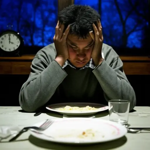 我饿坏了，因为我一整天都没吃上一顿像样的饭。