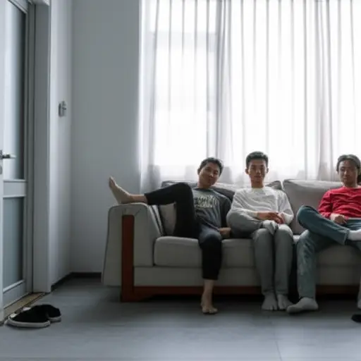 我们这些天几乎从不出门。