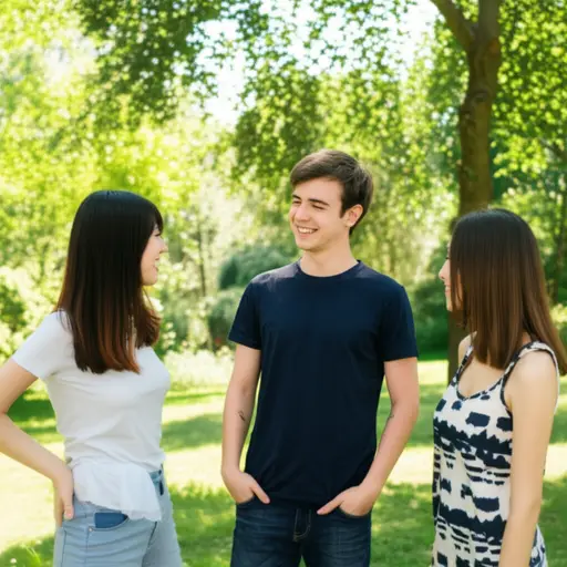 皮特在那儿，和几个朋友一起。