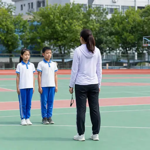 老师让我们组成一对参加游戏。