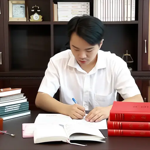 他决定学习法律以成为一名法官。