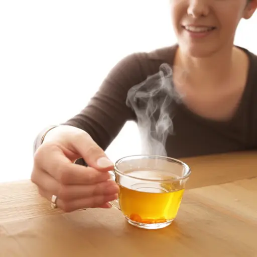 这杯茶的温度刚刚好。