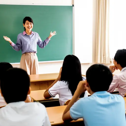 我们的老师经常以一个有趣的笑话开始上课。