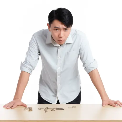 真奇怪——我肯定把钥匙放这儿了。