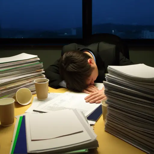 过度工作可能是许多问题的原因。