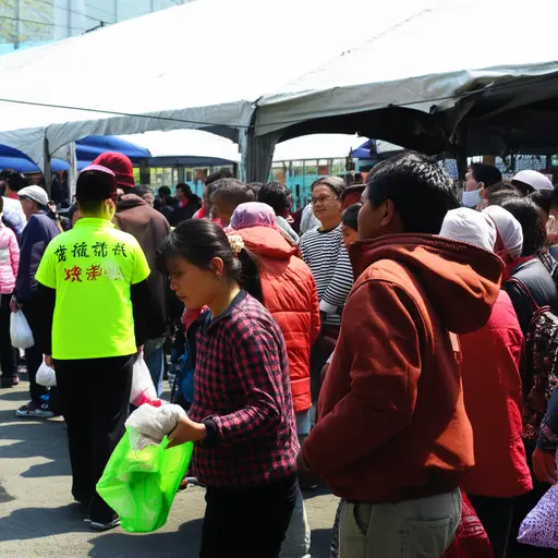 许多人急需食物和水。