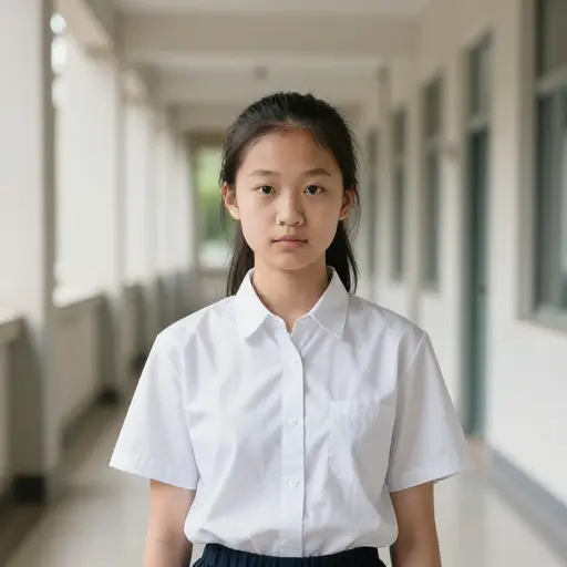 她十三岁就显得很成熟。