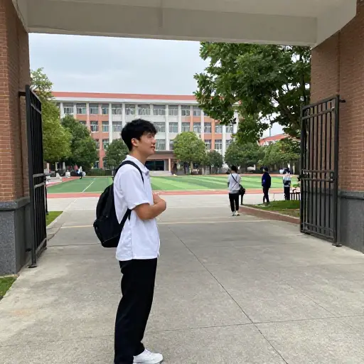 “你住在学校旁边吗？”“正是！”