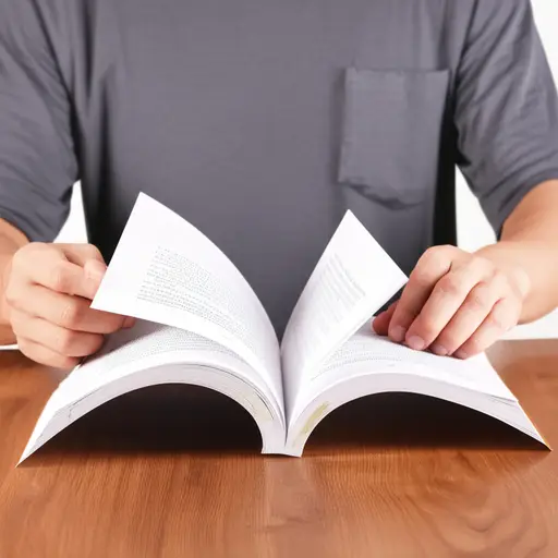 他翻了两三页。