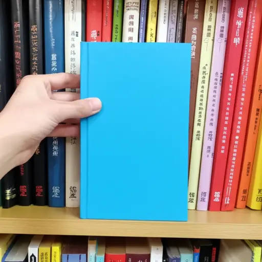 我决定买那本蓝色的书。